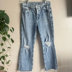 AG Kinley High Rise Pop Crop Sz 27
